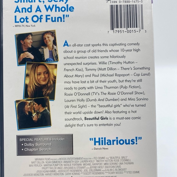 Beautiful Girls (DVD, 1999) WIDESCREEN OOP WITH INSERT - Picture 2 of 4